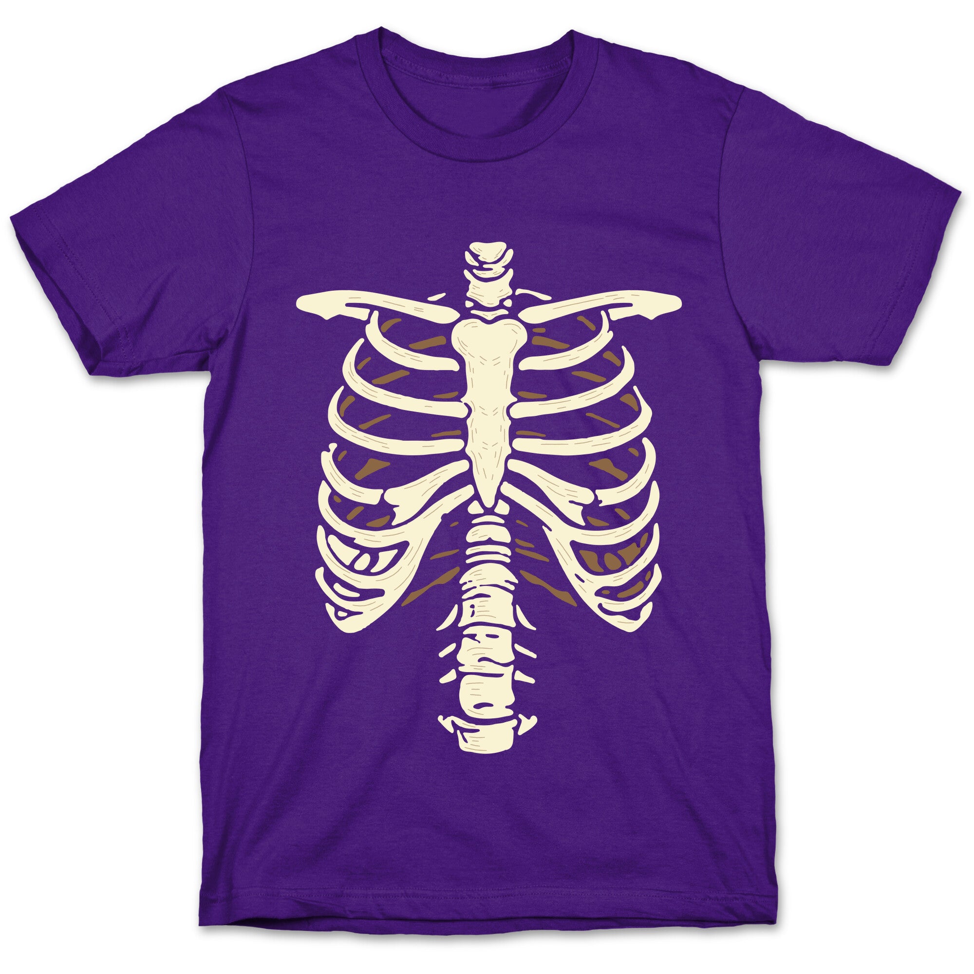 Skeleton Rib Cage Halloween Costume T-Shirt