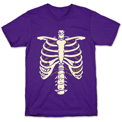 Skeleton Rib Cage Halloween Costume T-Shirt