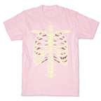Skeleton Rib Cage Halloween Costume T-Shirt