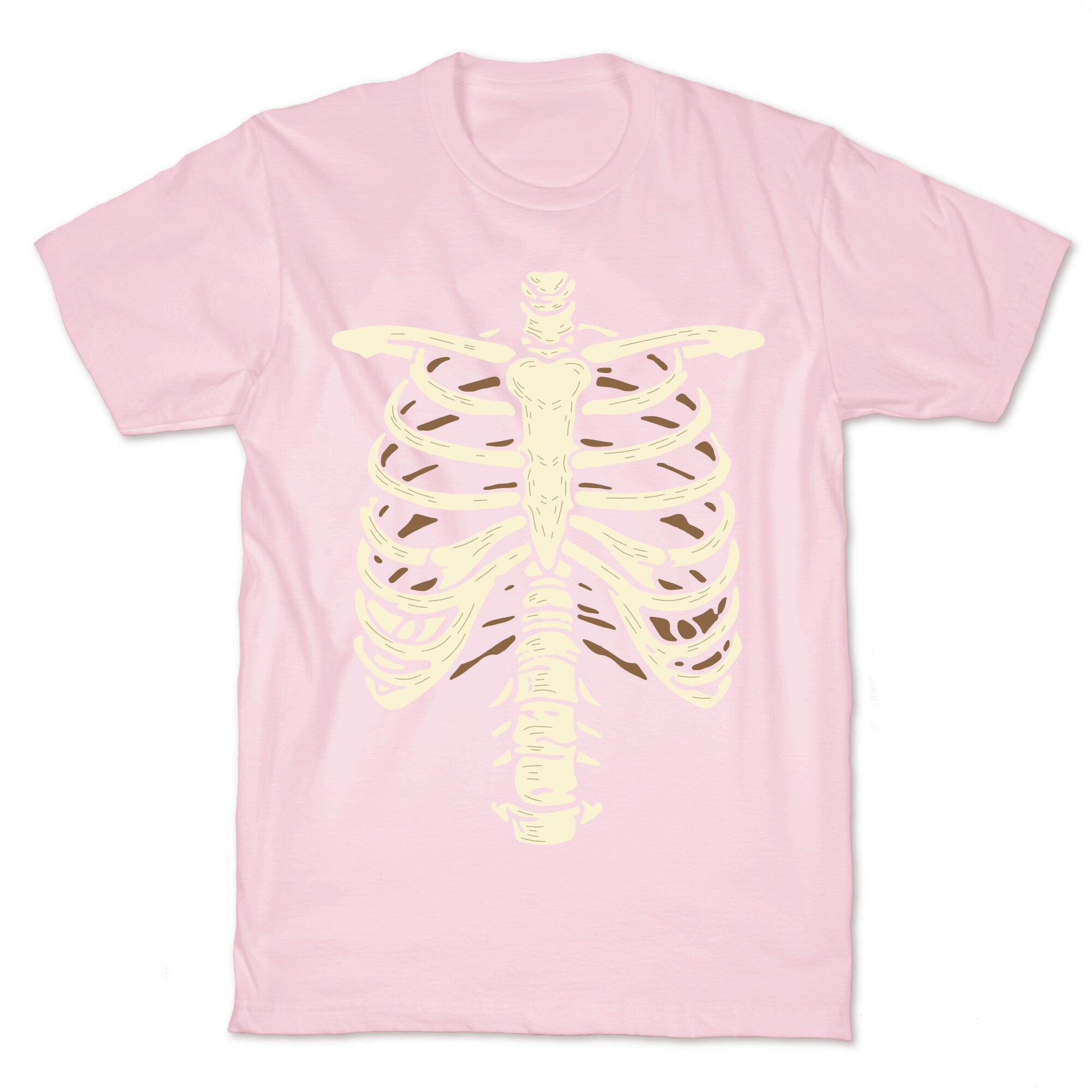 Skeleton Rib Cage Halloween Costume T-Shirt