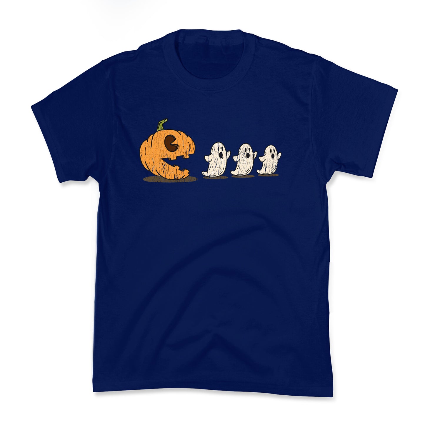 Halloween Pumpkin Ghost Game Kids Tee