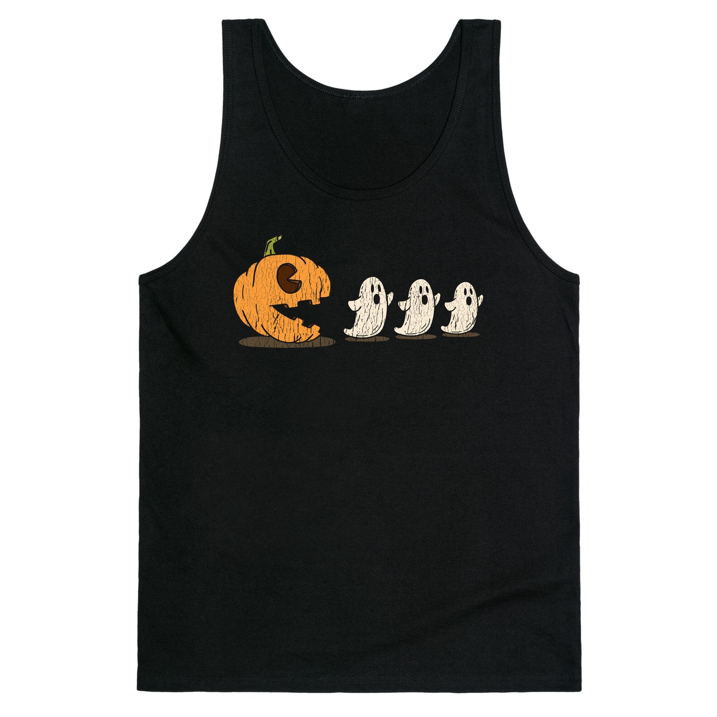 Halloween Pumpkin Ghost Game Tank Top