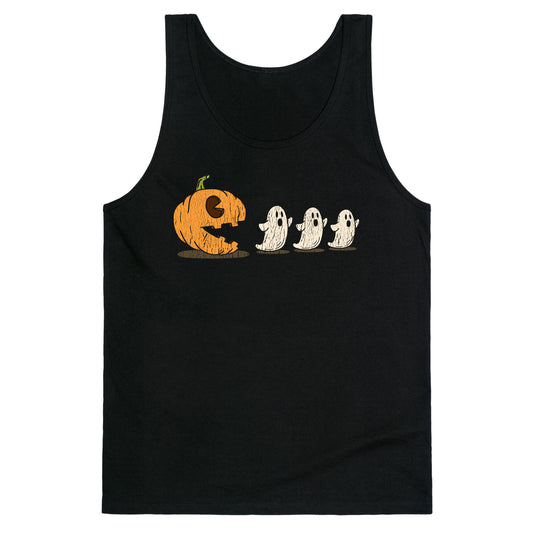 Halloween Pumpkin Ghost Game Tank Top