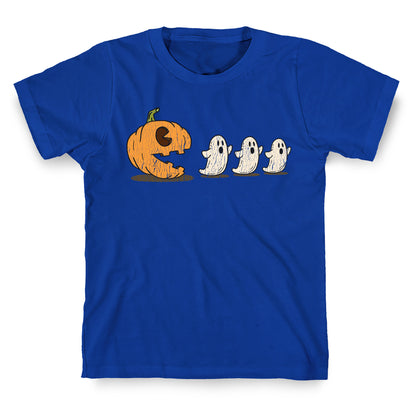 Halloween Pumpkin Ghost Game T-Shirt