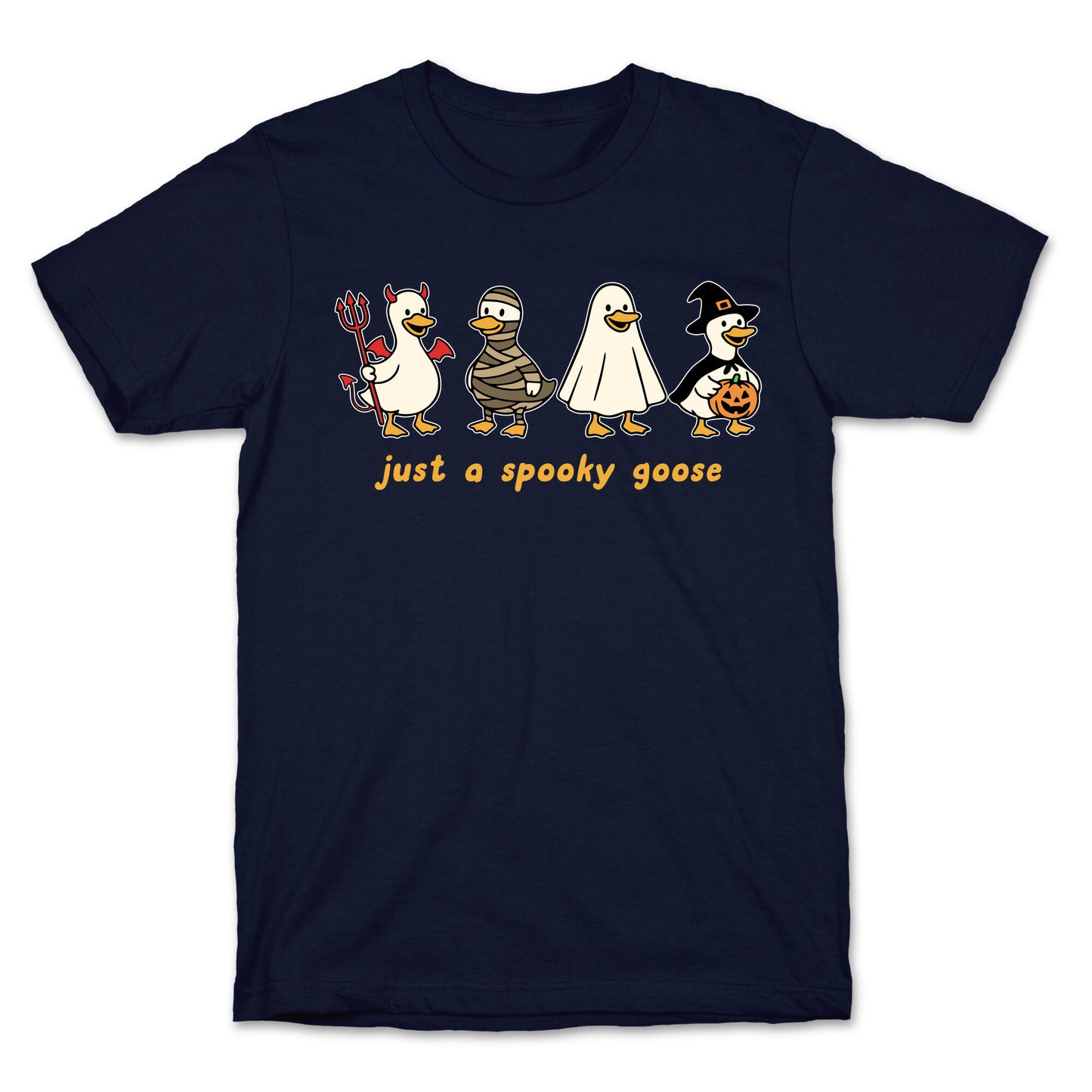 Halloween Just A Spooky Goose T-Shirt