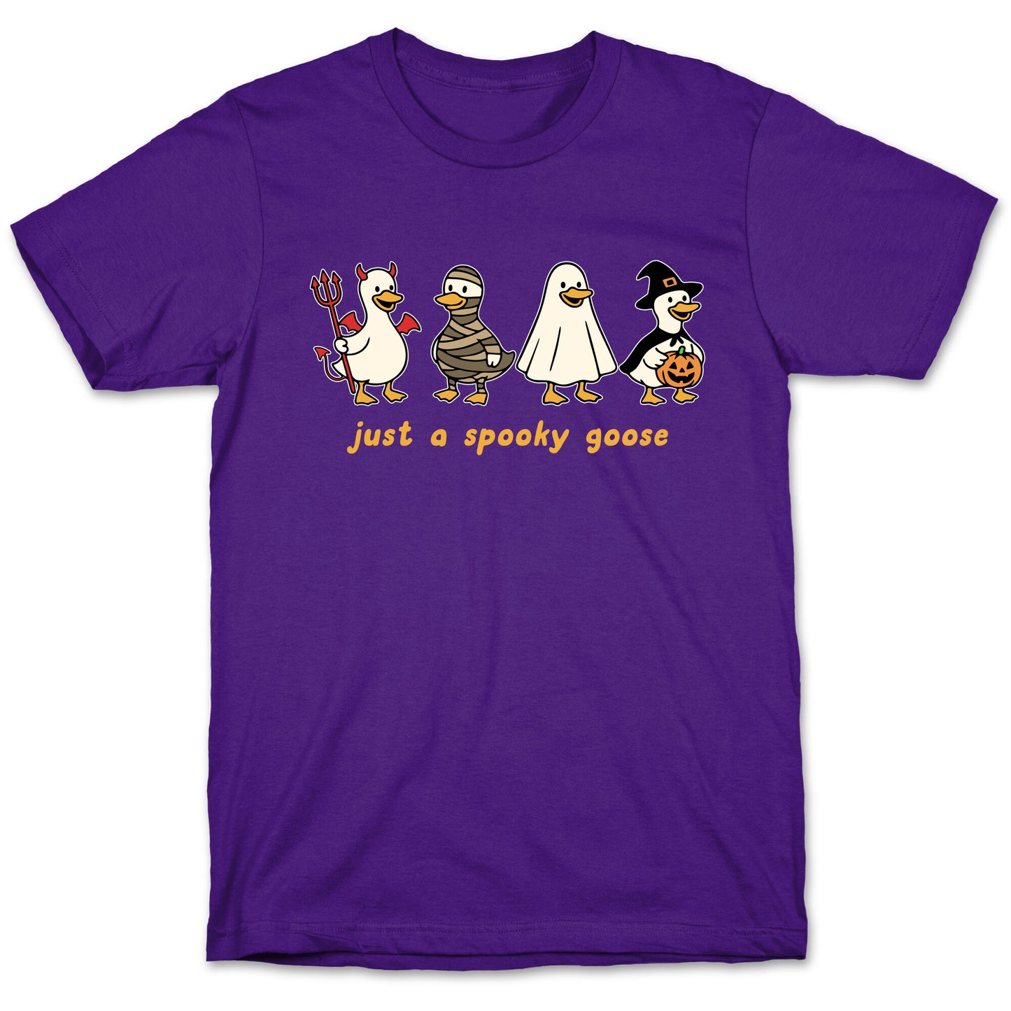 Halloween Just A Spooky Goose T-Shirt