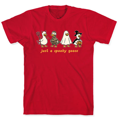 Halloween Just A Spooky Goose T-Shirt