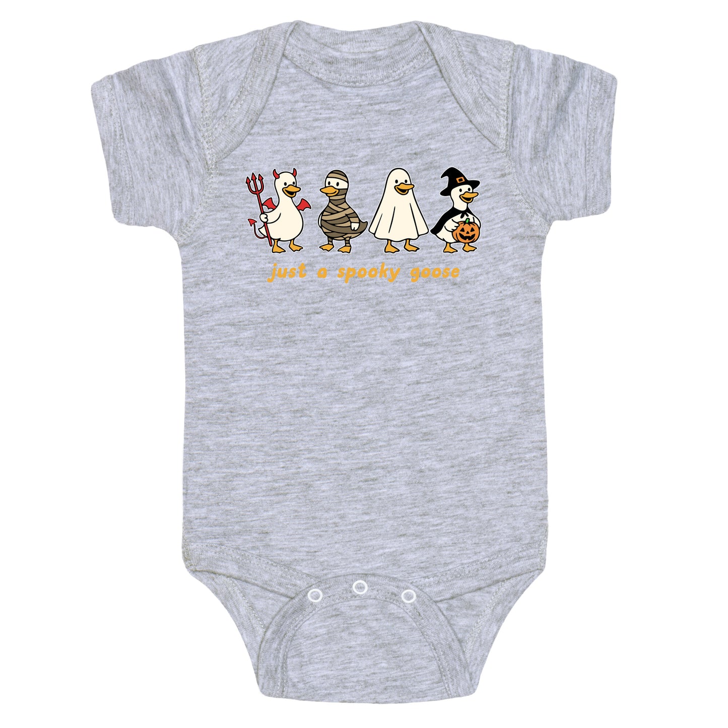 Halloween Just A Spooky Goose Baby One-Piece