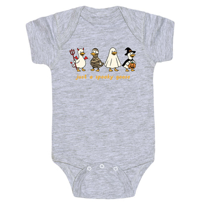 Halloween Just A Spooky Goose Baby One-Piece
