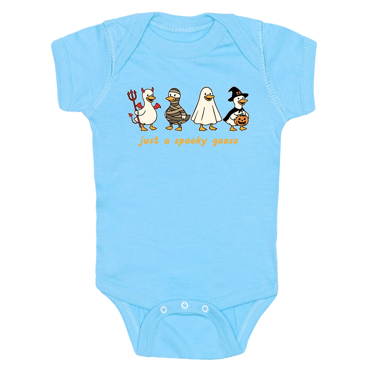 Halloween Just A Spooky Goose Baby One-Piece