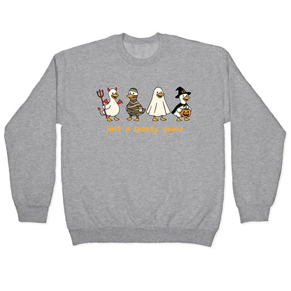 Halloween Just A Spooky Goose Crewneck Sweatshirt