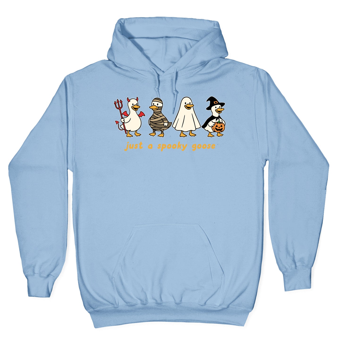 Halloween Just A Spooky Goose Hoodie