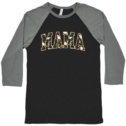 Halloween Mama Baseball Tee