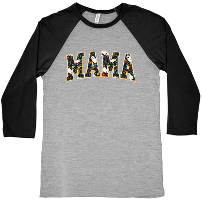 Halloween Mama Baseball Tee