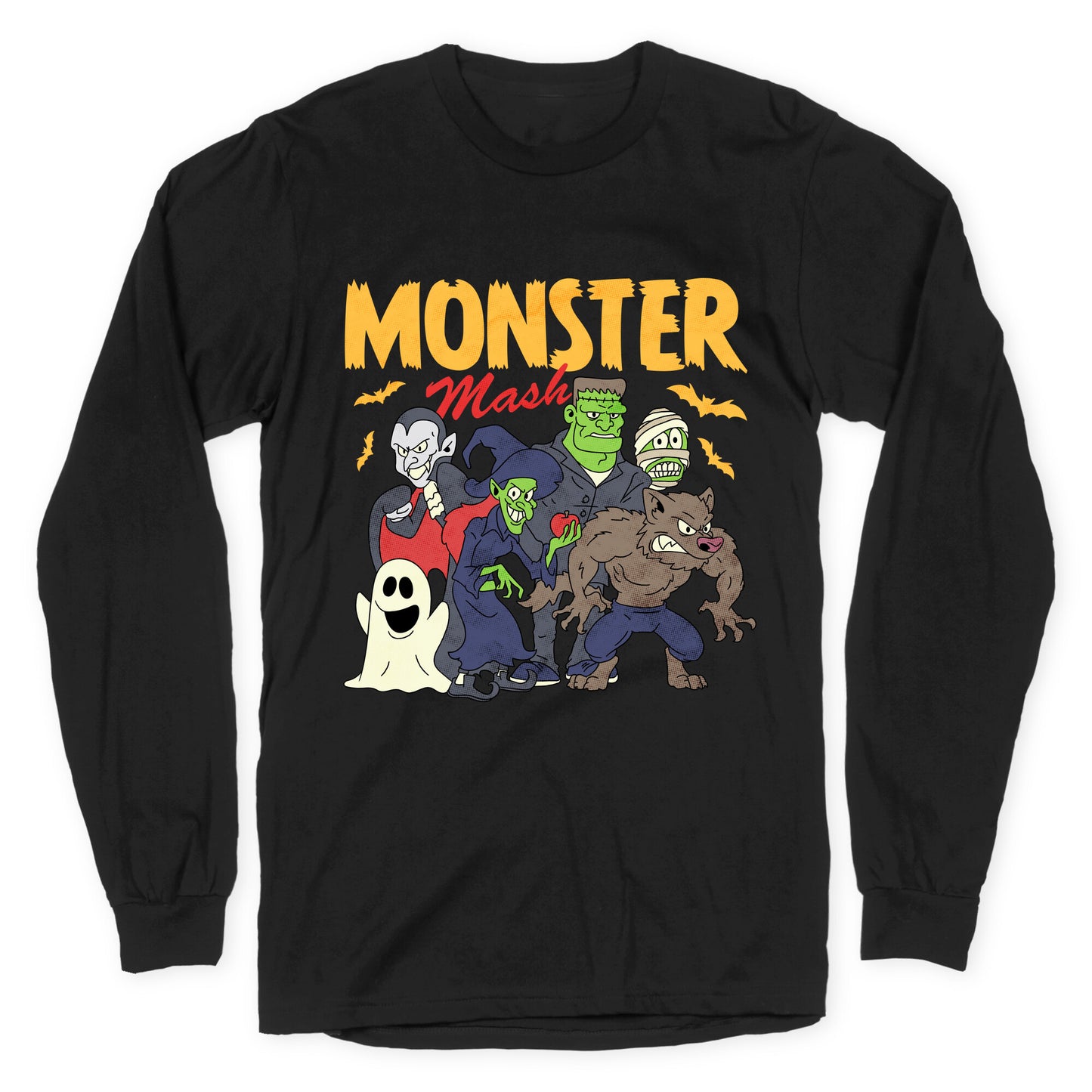 Halloween Monster Mash Longsleeve Tee