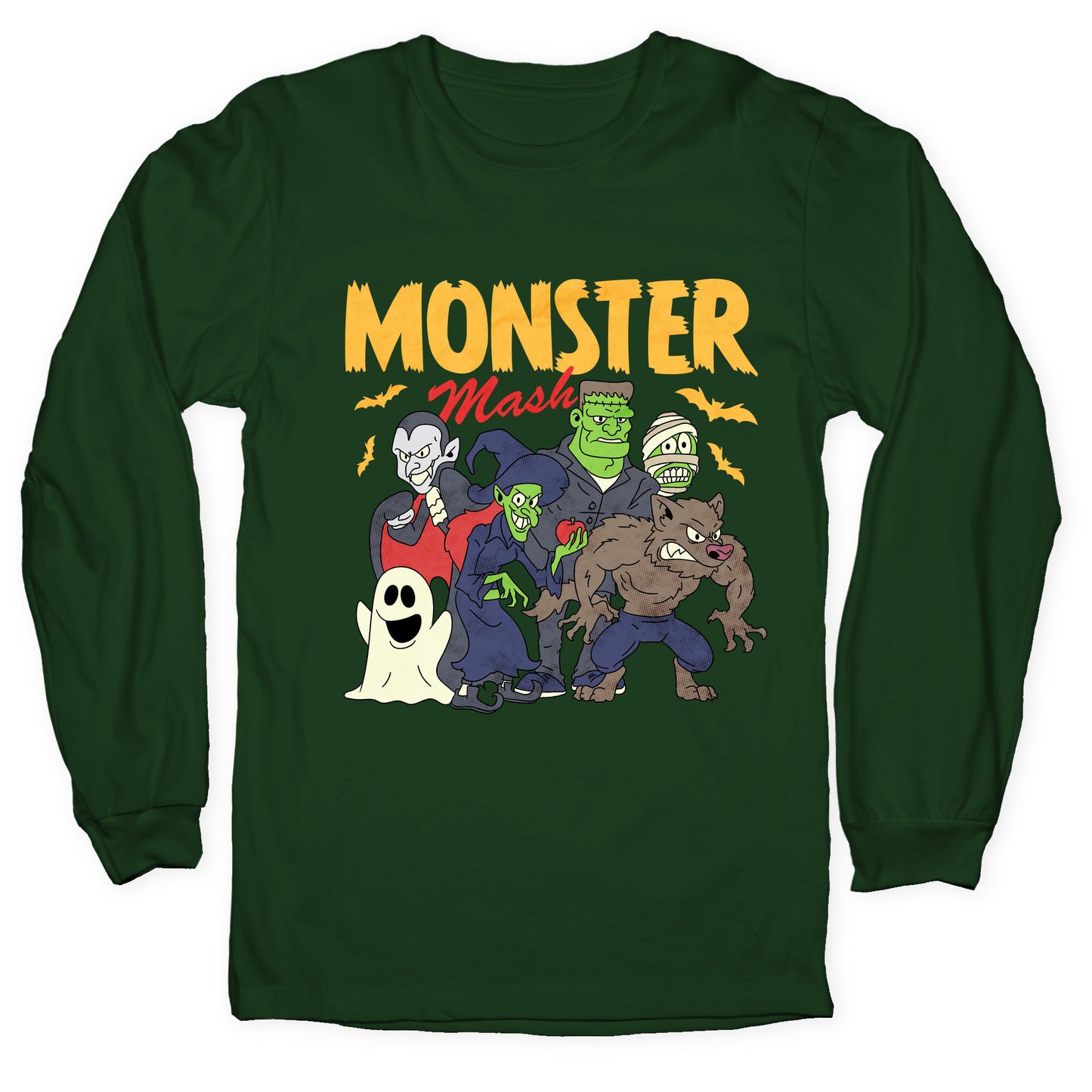 Halloween Monster Mash Longsleeve Tee
