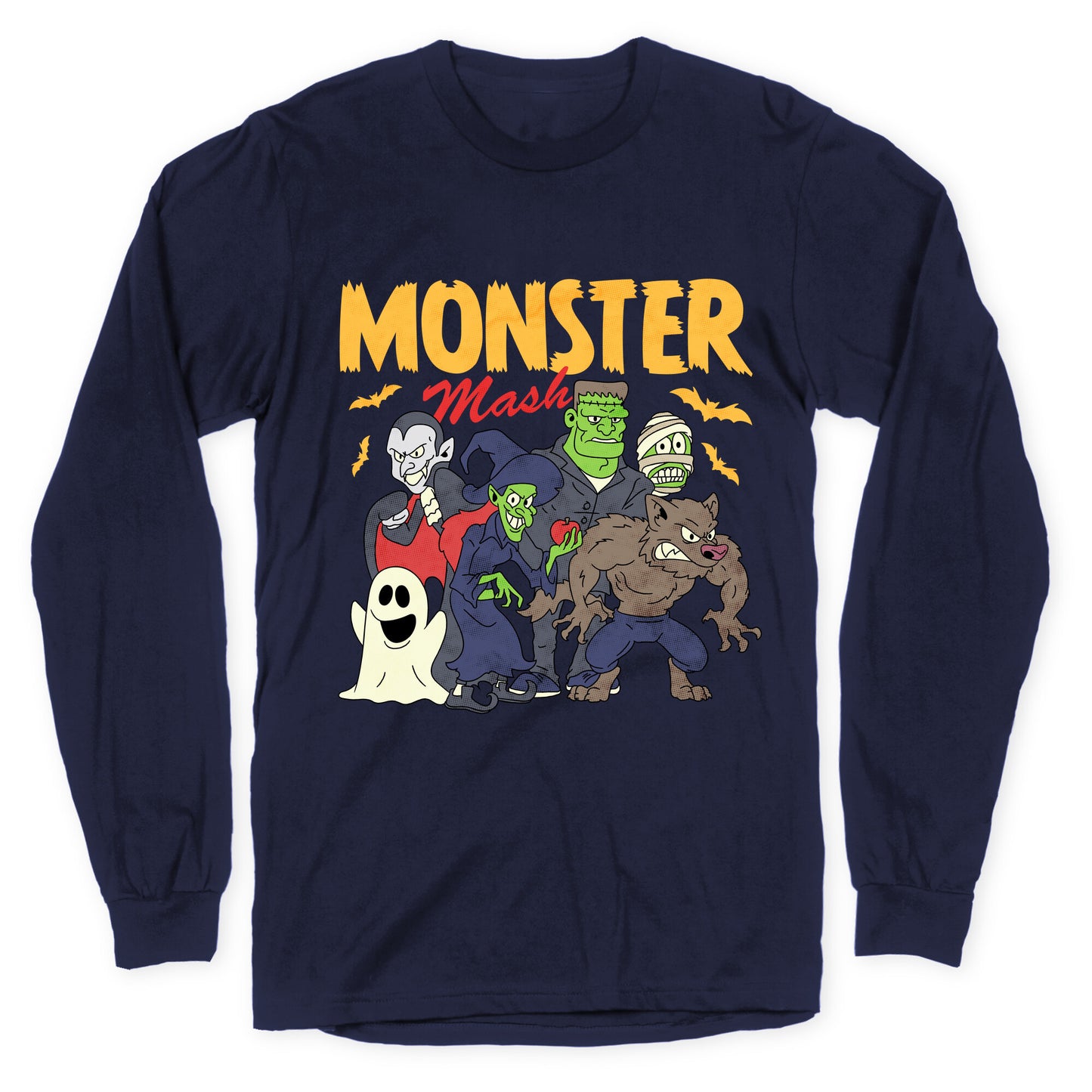 Halloween Monster Mash Longsleeve Tee