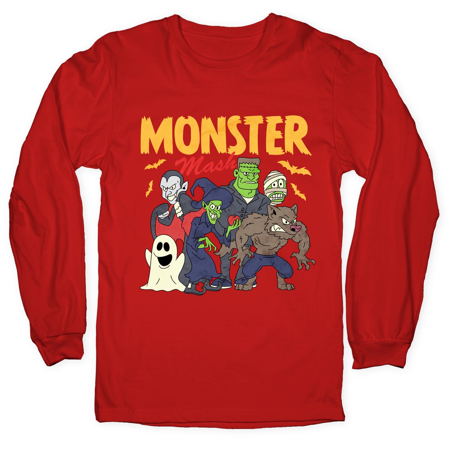 Halloween Monster Mash Longsleeve Tee