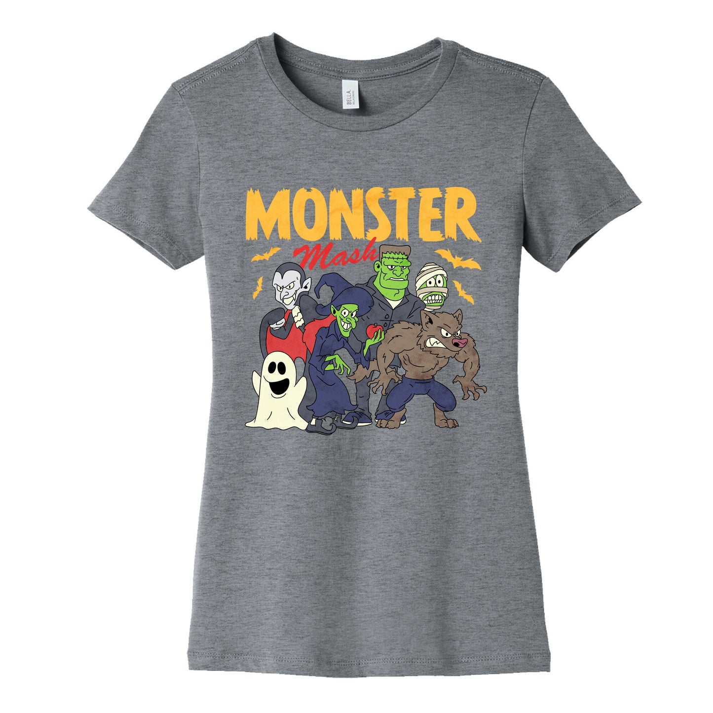 Halloween Monster Mash Womens Cotton Tee
