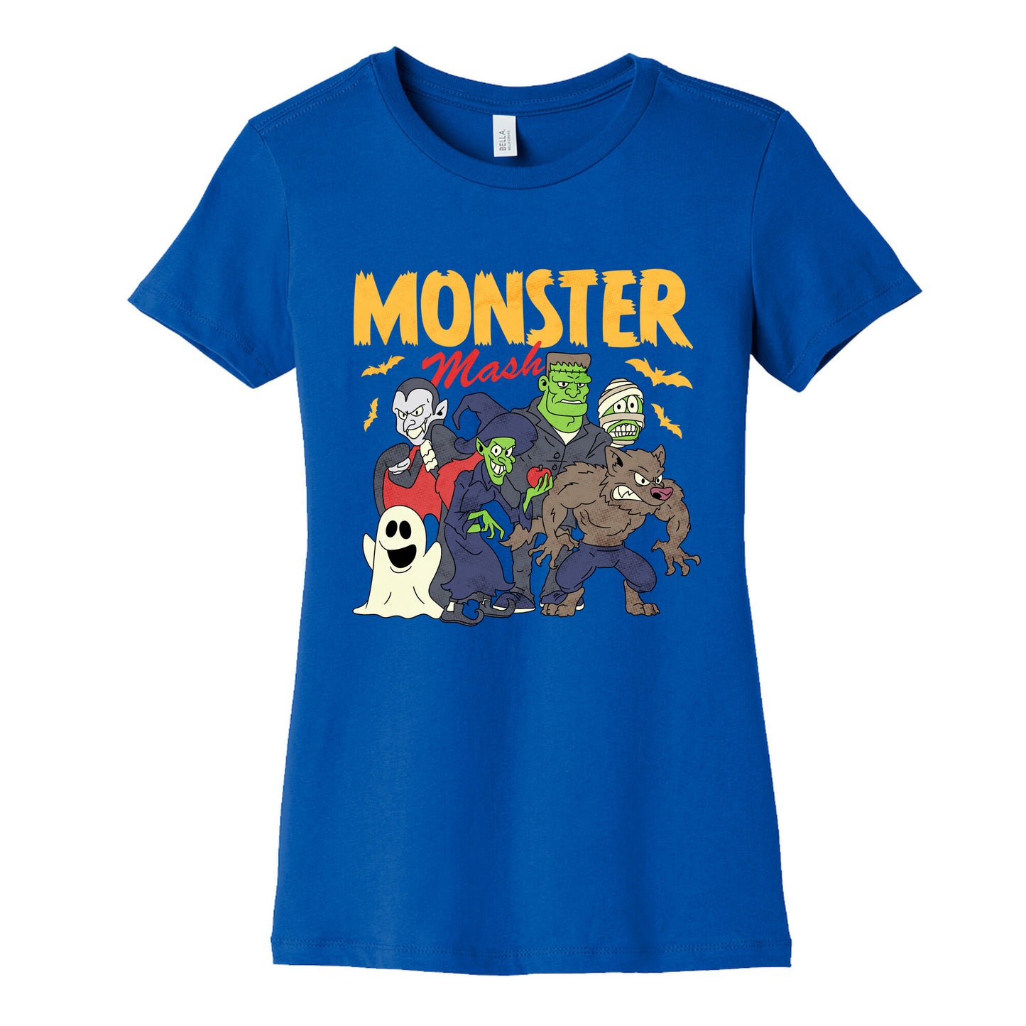 Halloween Monster Mash Womens Cotton Tee