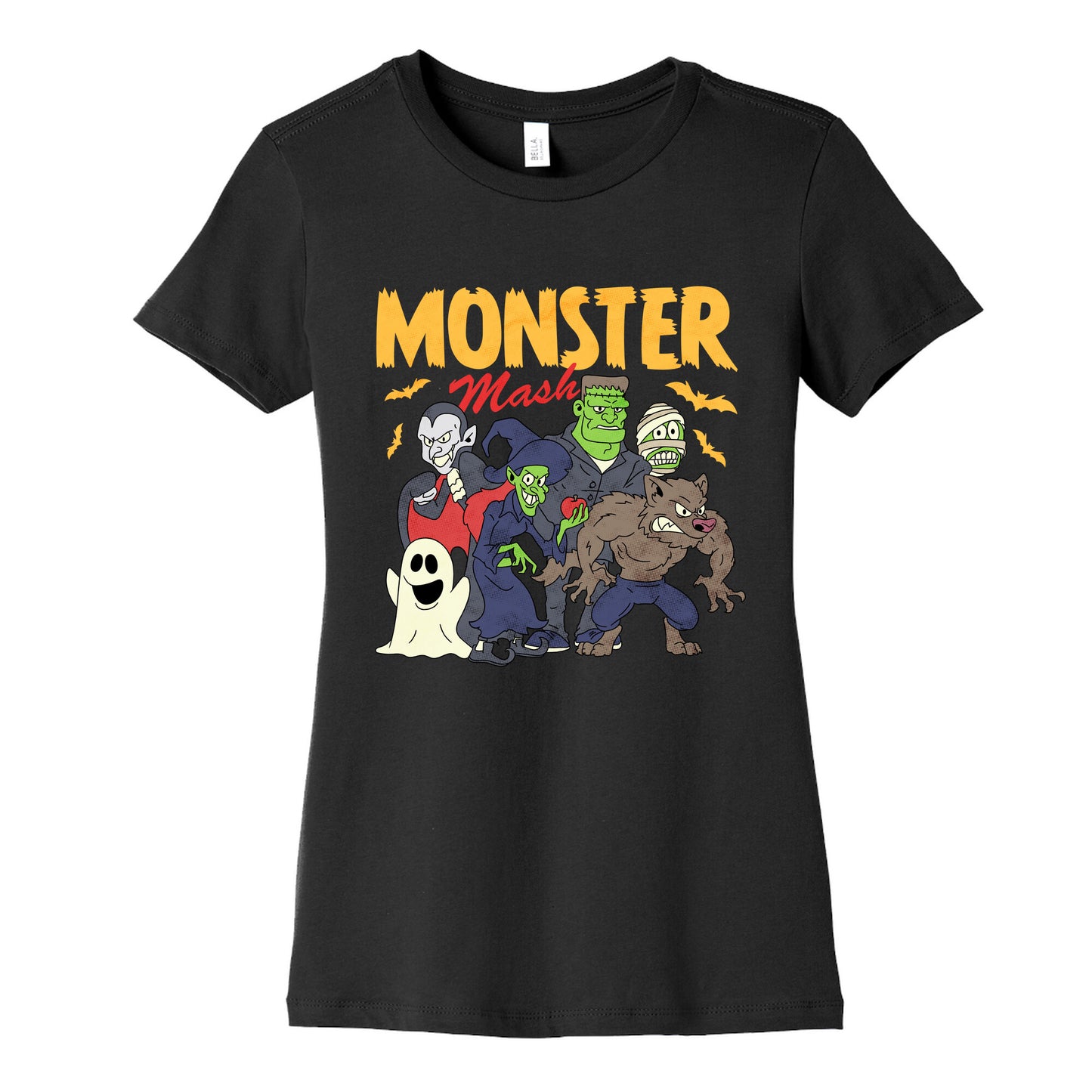 Halloween Monster Mash Womens Cotton Tee