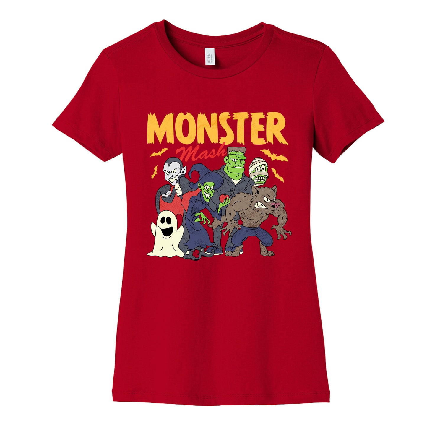 Halloween Monster Mash Womens Cotton Tee