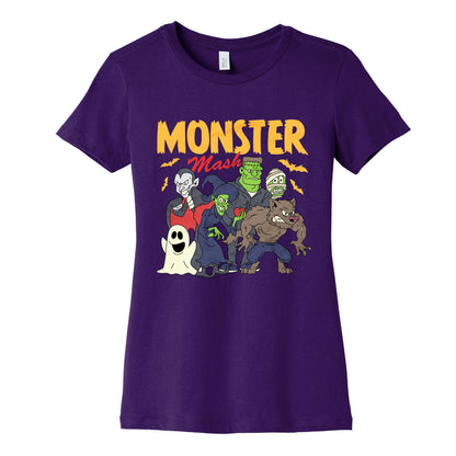 Halloween Monster Mash Womens Cotton Tee