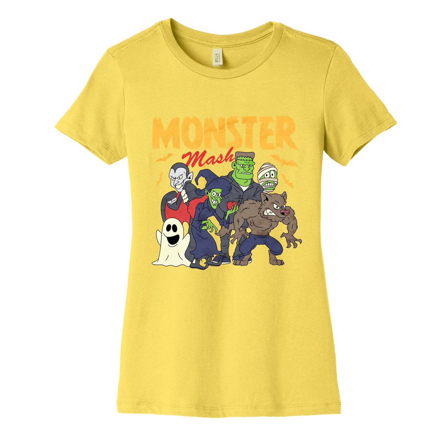 Halloween Monster Mash Womens Cotton Tee