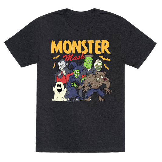 Halloween Monster Mash Unisex Triblend Tee