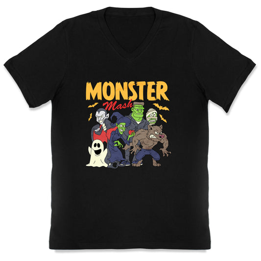 Halloween Monster Mash V-Neck