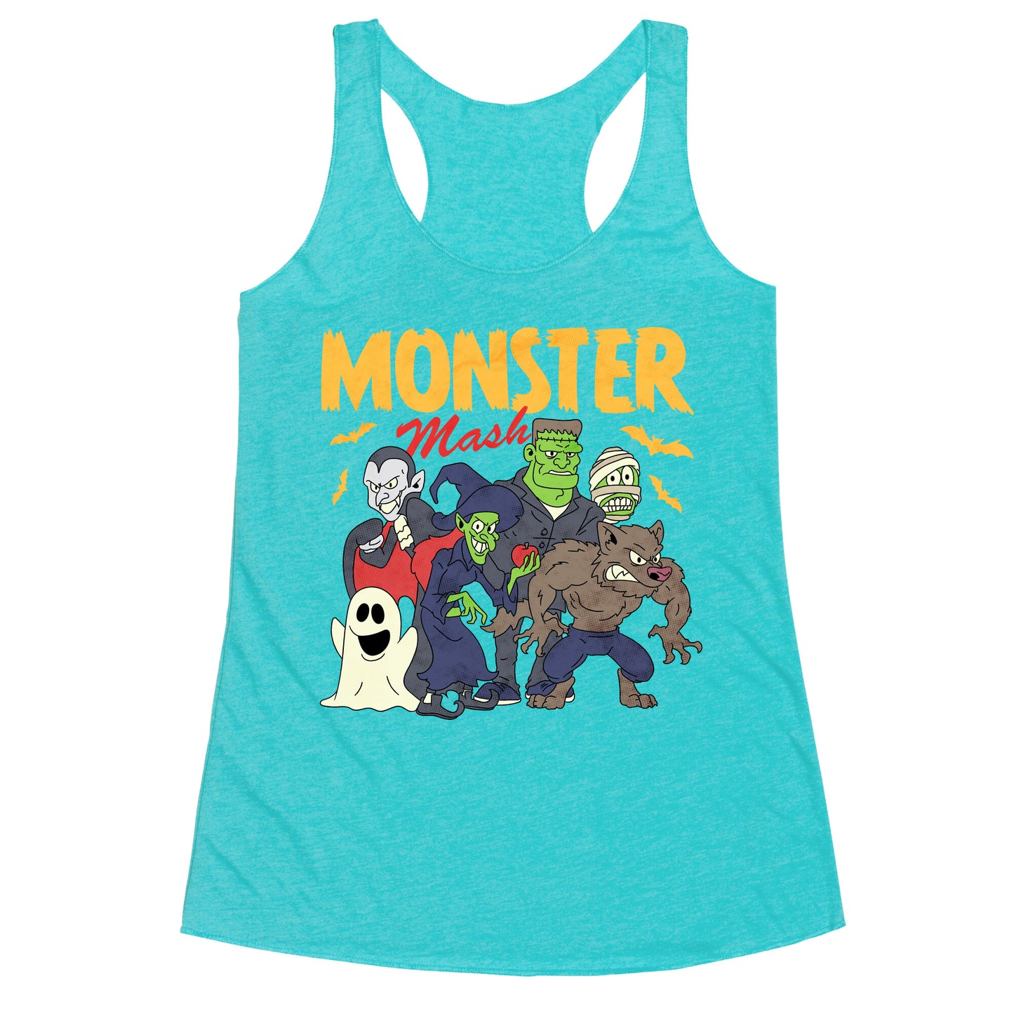 Halloween Monster Mash Racerback Tank
