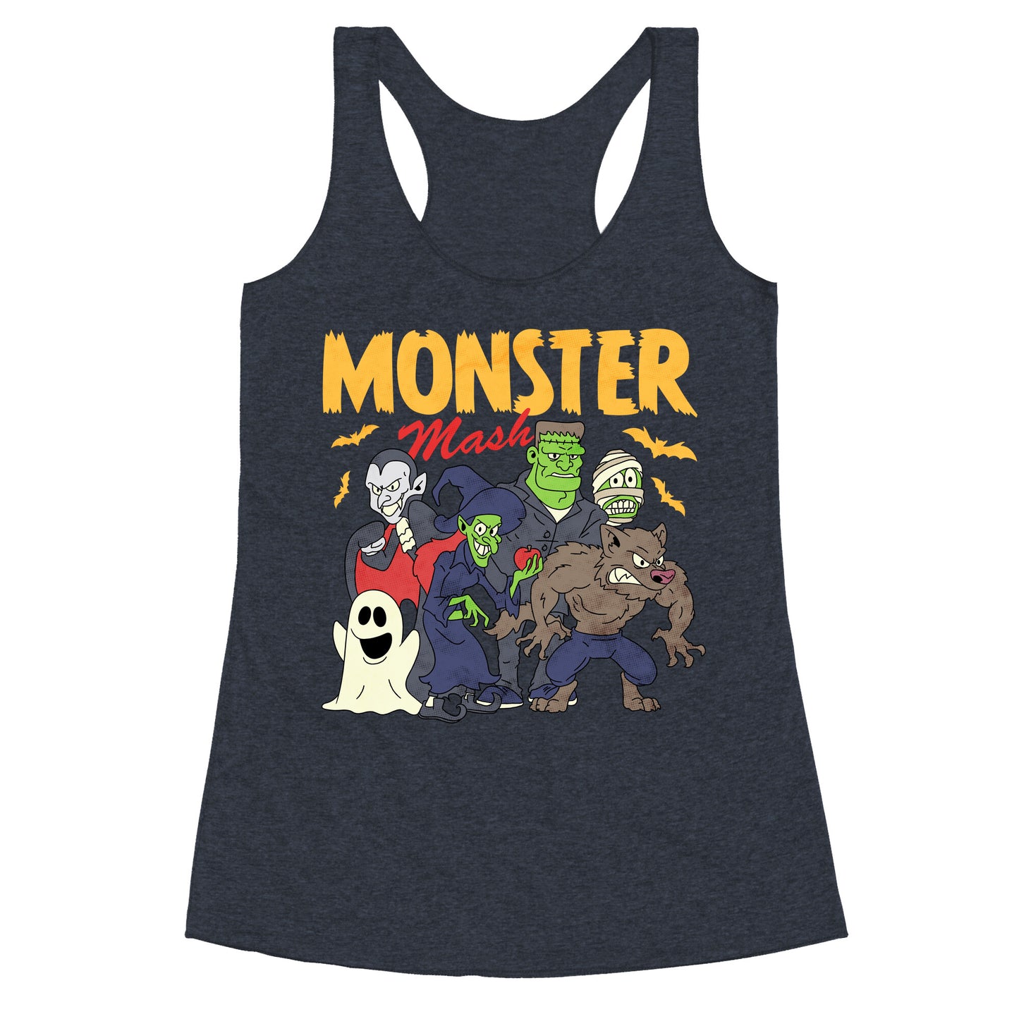 Halloween Monster Mash Racerback Tank