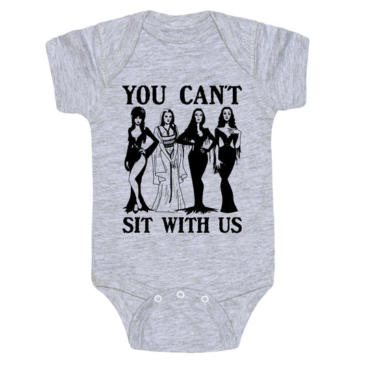 Halloween You Cant Sit With Us Baby One-Piece