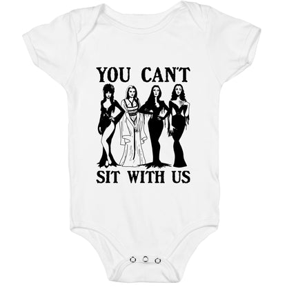 Halloween You Cant Sit With Us Baby One-Piece