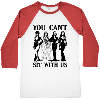 Halloween You Cant Sit With Us Baseball Tee