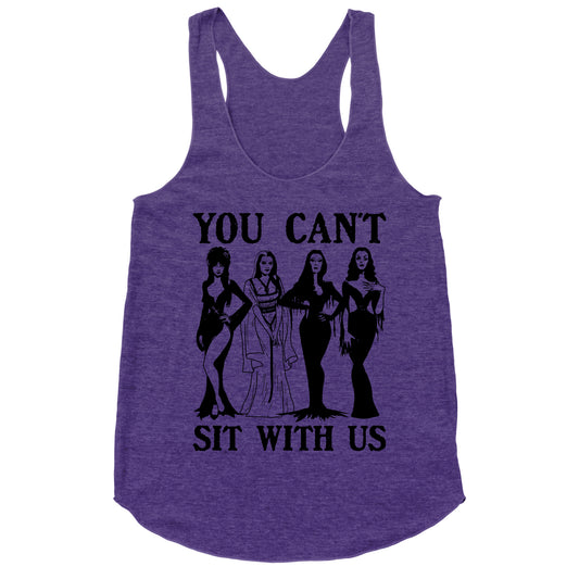 Halloween You Cant Sit With Us Racerback Tank