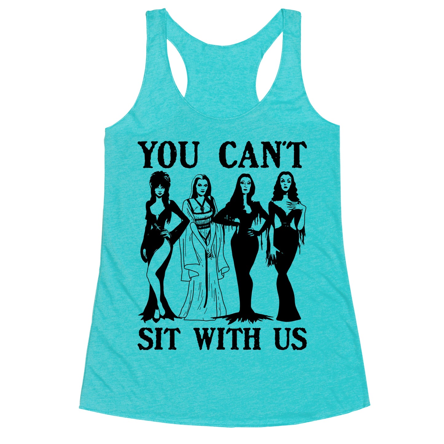 Halloween You Cant Sit With Us Racerback Tank