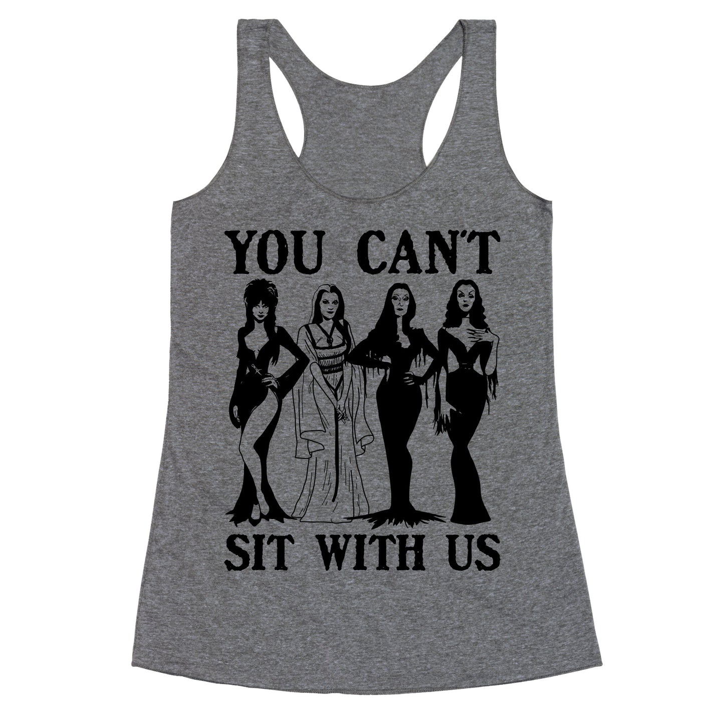 Halloween You Cant Sit With Us Racerback Tank