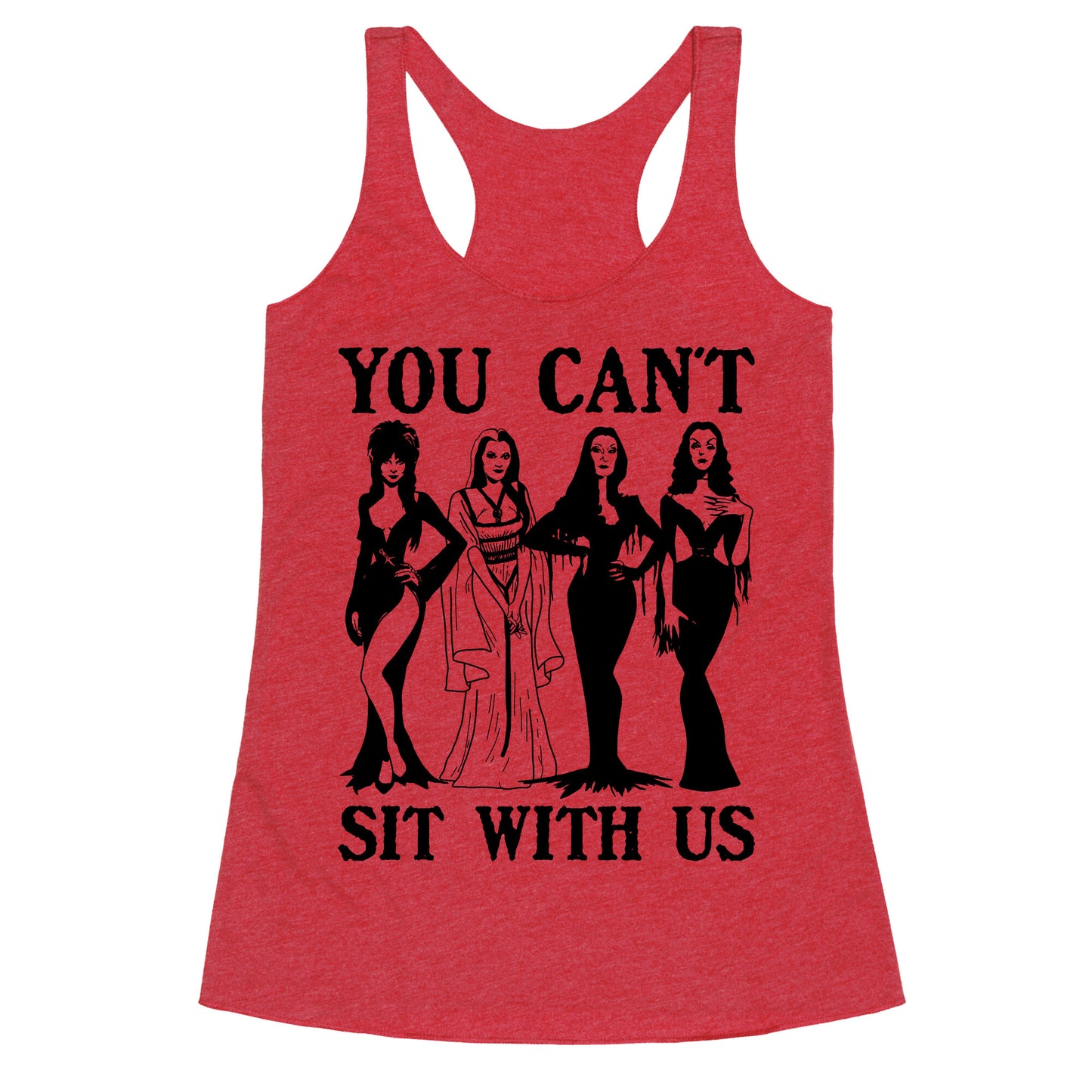 Halloween You Cant Sit With Us Racerback Tank