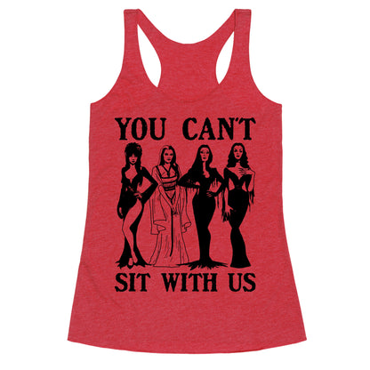 Halloween You Cant Sit With Us Racerback Tank