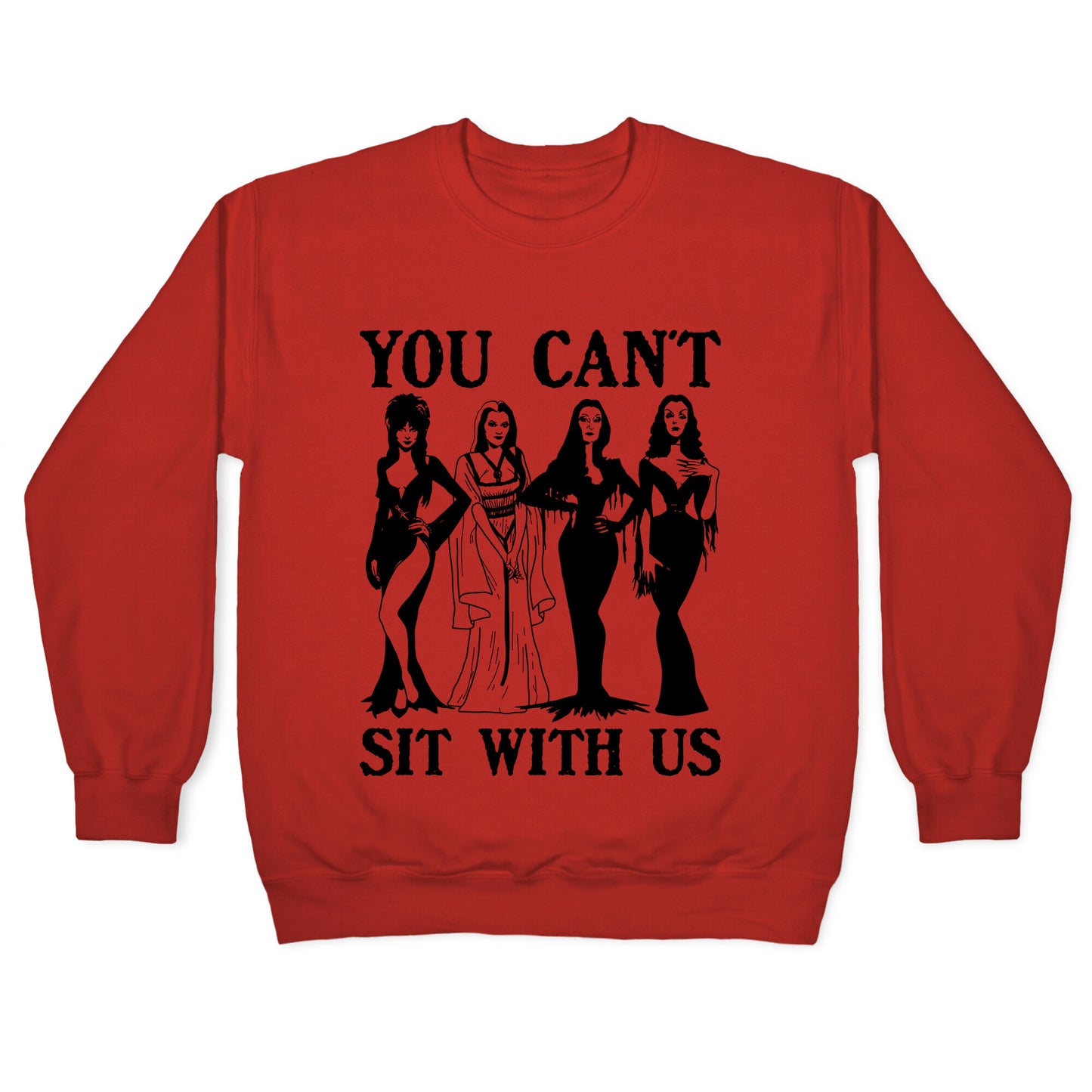 Halloween You Cant Sit With Us Crewneck Sweatshirt