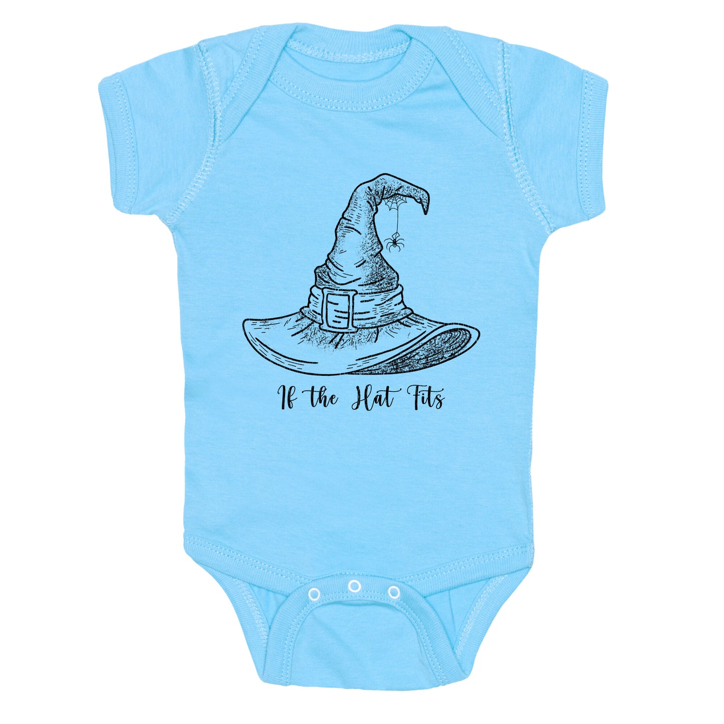 If the Hat Fits Halloween Witch Baby One-Piece