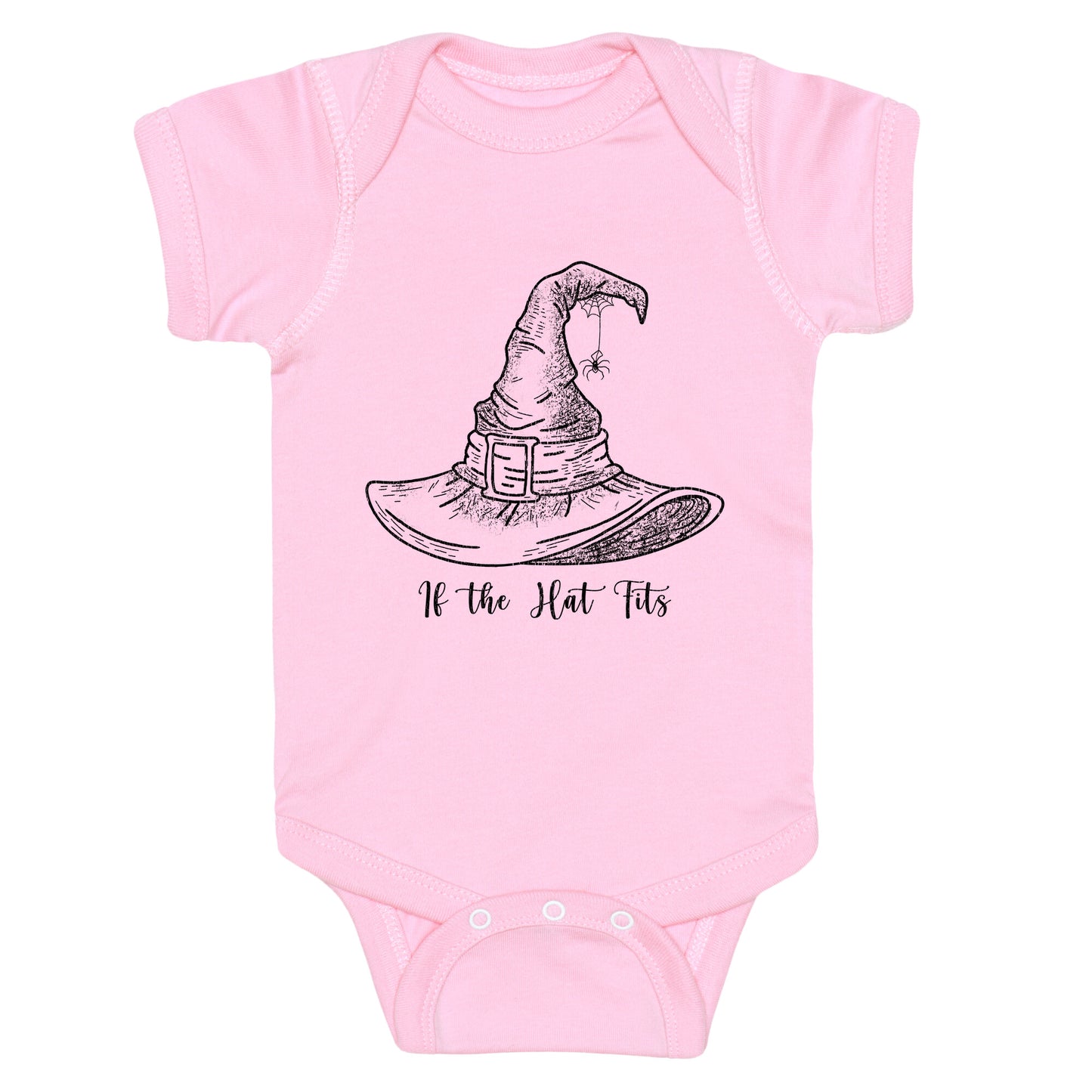 If the Hat Fits Halloween Witch Baby One-Piece