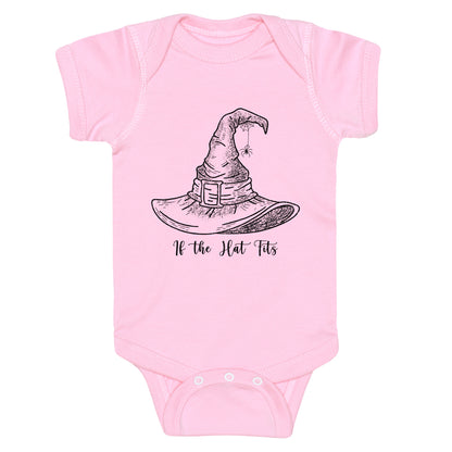If the Hat Fits Halloween Witch Baby One-Piece