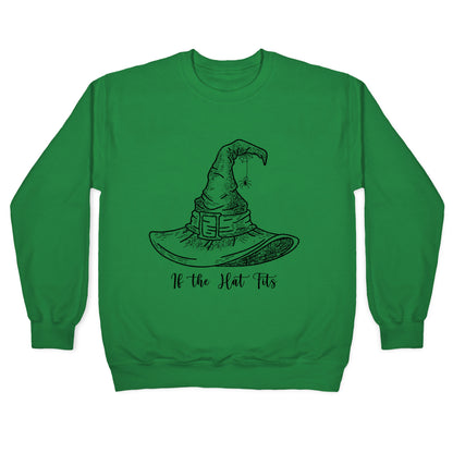 If the Hat Fits Halloween Witch Crewneck Sweatshirt
