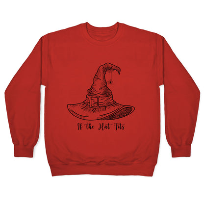 If the Hat Fits Halloween Witch Crewneck Sweatshirt