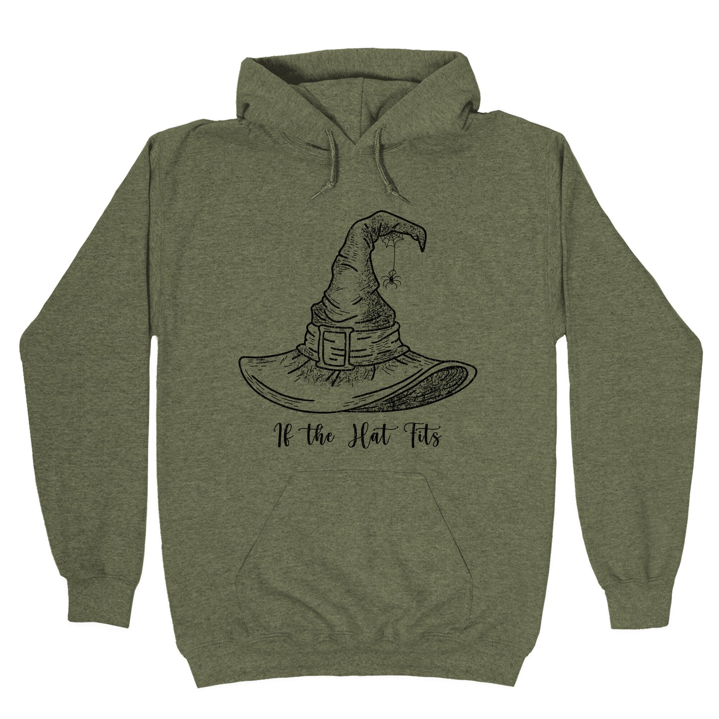 If the Hat Fits Halloween Witch Hoodie