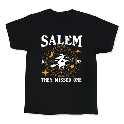 Salem They Missed One 1692 Kids Tee