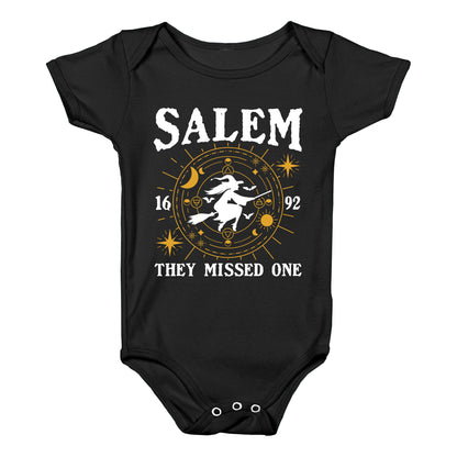 Salem They Missed One 1692 Baby One-Piece