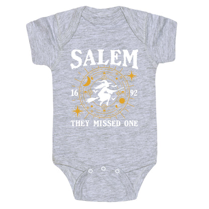 Salem They Missed One 1692 Baby One-Piece